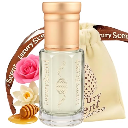 Perfume Oil Musk Tahara 6ml by Luxury Scent - Long Lasting Alcohol-Free Arabian Attar with Creamy Floral Musky Notes – Premium Travel Size Unisex Fragrance for Men & Women, Elegant Gift Choice