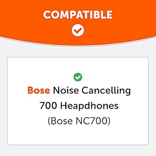 WC Coussinets améliorés pour Casque Bose Noise Cancelling 700 (NC700) par Wicked Cushions – Cuir Souple, Mousse à mémoire de Forme de Luxe, épaisseur Accrue, Extra Durable | Noir