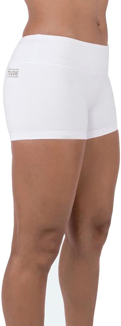 Tough Mode Womens 3" Lightweight Running WOD Volleyball Shorts Workout Mesh Liner Zip Pocket