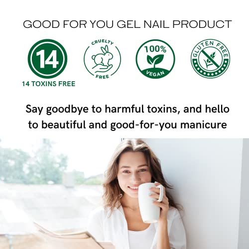 Alice & Bella Semi Cured Gel Nail Strips Set - Pure Strength Clear - Nail Strengthening Gel Long Lasting Transparent Crystal Clear Gel For Sheer Polished Nude Natural Look Waterproof Uv Stickers Wraps thumb #8