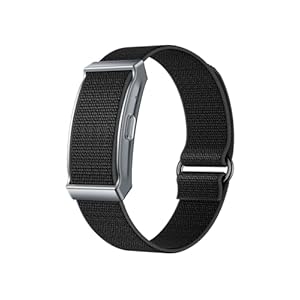 2026 Latest Screenless Fitness Tracker Band, Activity & Sleep Tracking Wearable with App Sync, Lightweight Waterproof Fitness Band for Men and Women (Dark Black)