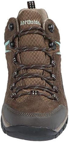 Northside Women's Pioneer Waterproof Hiking Boot, Dark Brown/Sage, 10 Medium US | Image 2