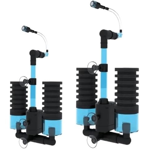 QANVEE Bio Sponge Filter with build-in Air Pump - USB connection with Ultra Quiet Water Pump (DD-100A (8-20 Gallon Aquarium)) Cover