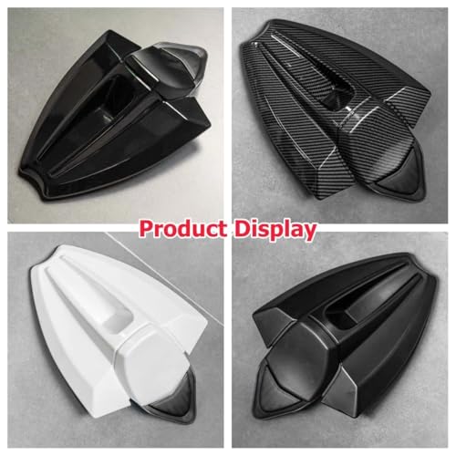 Cojín de asiento trasero Aprilia RS 457 2024: Tapa de colín deportivo efecto carbono texturizado 7