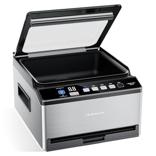 DualCore CVS101 Large Chamber Vacuum Sealer for Wet Foods, Dual Work Areas & Extra-Wide Bag Clamp, Meats & Marinades, 230W Dual-Core Dry Pump x4, 11.8-inch Max Bag Width Packing Machine for Home Use