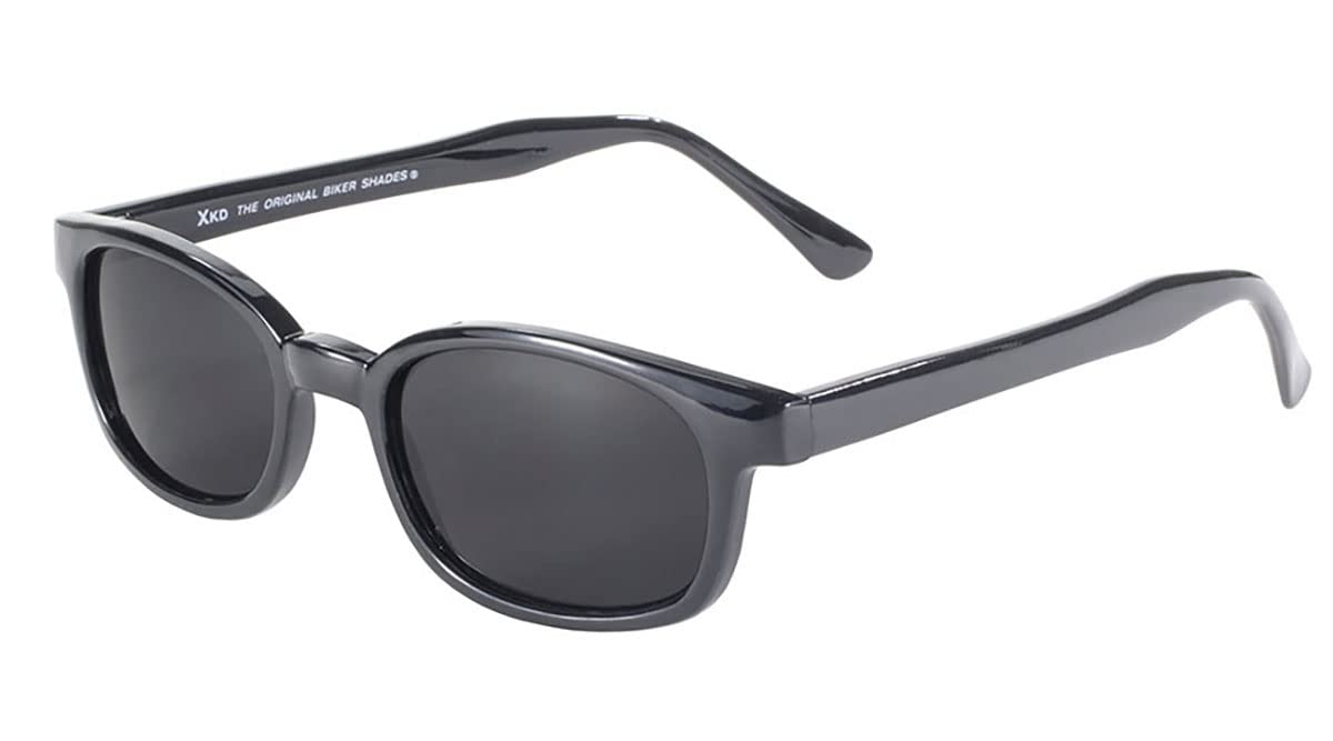 KD's X 1120 - Sonnenbrille Sport und Biker – Herren und Damen – Passt unter Motorrad-Fahrrad-Skihelm – Grau UV400 Gläser – Getragen von Jax Teller und Samcro Sons of Anarchy