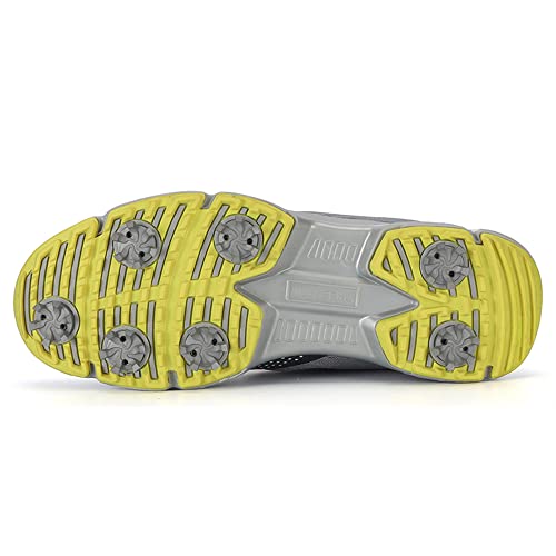 Image of Waterproof Professional Golf Shoes Men Spikes Golf Sneakers Male Outdoor Anti Slip Walking Footwears