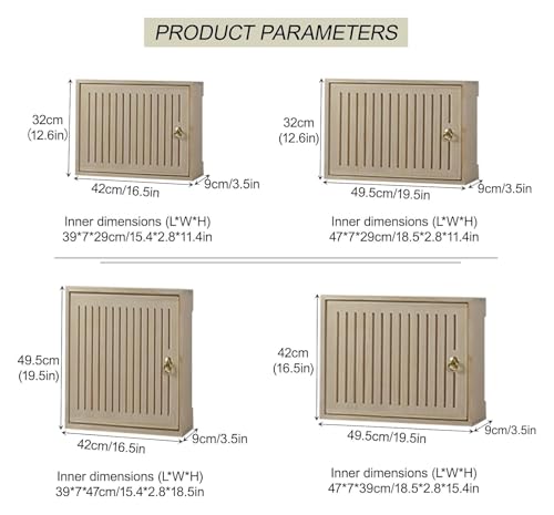 Étagère murale en bois pour routeur WiFi – Boîte de rangement élégante pour routeur, cache de gestion des câbles pour la maison et le bureau, design peu encombrant, organise l'équipement WiFi