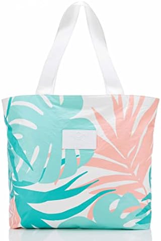 ALOHA Collection Tropics Day Tripper Tote in Pog | Lightweight, Packable, and Splash-Proof Beach Tote Bag | Easy to Clean, Tropics in Pog, Day Tripper Tote