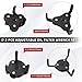 Reniteco Oil Filter Wrench Adjustable, Universal Oil Filter Removal Tool, Oil Filter Change Set 2-1/2 to 4 inch & 2-3/4 to 5-1/8 inch, 1/2
