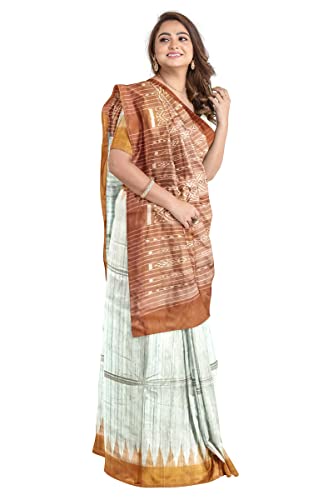 NUAPATANAPATA gopalpur tussar silk saree in tussar silk – image 5
