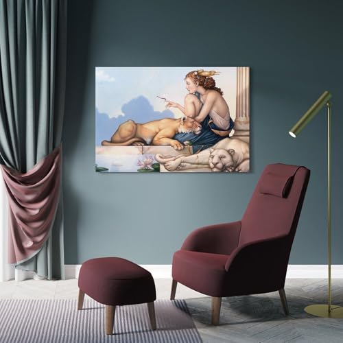 Lienzo de Michael Parkes: póster de libélula Deva en impresión artística de 20x30 cm 4