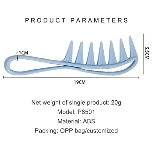 WEIESCIE Pettine a Denti Larghi per Capelli Ricci