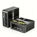 【Nouveau Mini PC 7430U plus rapide】Le MaxMini B7A Pro mini PC est équipé d'un processeur AMD Ryzen 5 7430U(6 cœurs/12 threads, 2,3 GHz jusqu'à 4,3 GHz). Grâce à sa graphique intégrée AMD Radeon, il offre des performances exceptionnelles. Que ce soit pour bureautique, lecture de vidéos 4K, projets graphiques ou jeu léger, ce mini PC est le choix idéal pour le bureau et le pc gamer.