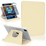 funda giratoria ipad 2017 [Protección de Alta Capacidad] Diseñado con una parte trasera de acrílico transparente y una cubierta delantera suave de cuero PU. La parte trasera acrílica ultratransparente muestra completamente el logo y el color original de tu iPad. La superficie lisa de la PU y el suave forro interior de microfibra protegen la pantalla del polvo y los arañazos.