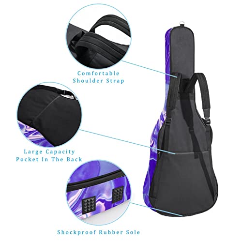 Housse de transport étanche pour guitare avec bandoulière réglable Noir et blanc, Multicolore 06, 42.9×16.9×4.7 in… - Les Beatles, Paul McCartney, John Lennon, RIngo Starr, George Harrison Housse de transport étanche pour guitare avec bandoulière réglable Noir et blanc, Multicolore 06, 42.9x16.9x4.7 in… – Image 4