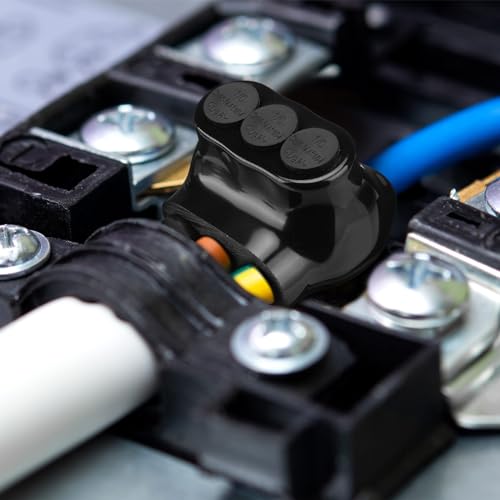 Conectores de cable múltiple con 3 puertos de cable eléctrico de entrada de un solo lado 8