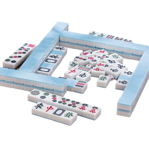 2. Questo set di giochi Mahjong cinese include tutto il necessario for giocare alla versione cinese standard del gioco, incluse 144 tessere mahjong, 1 tovaglietta, 4 dadi e una custodia for il trasporto.