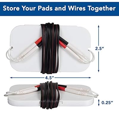 TENS 7000 TENS Unit Pad Holder, Holds (4) 2 X 2 Or (2) 2 x 4 TENS Unit Replacement Pads