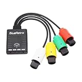 RetroScaler SEGA Dreamcast Wireless Controller Adapter - Supports SEGA Dreamcast Game Console, Compatible with PS3/PS4/PS5, Xbox One S, Series X/S, Switch Pro Bluetooth Controllers (Tran-black)