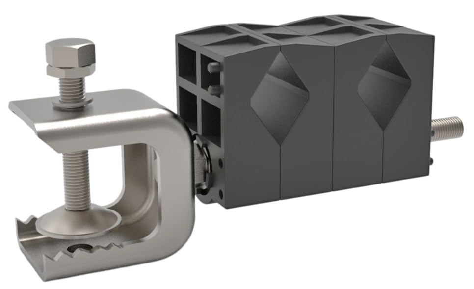 Colgador de cable ajustable para evitar deslizamientos en montaje M8