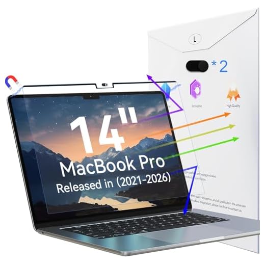 Peslv Magnetic Screen Protector for MacBook Pro 14-inch