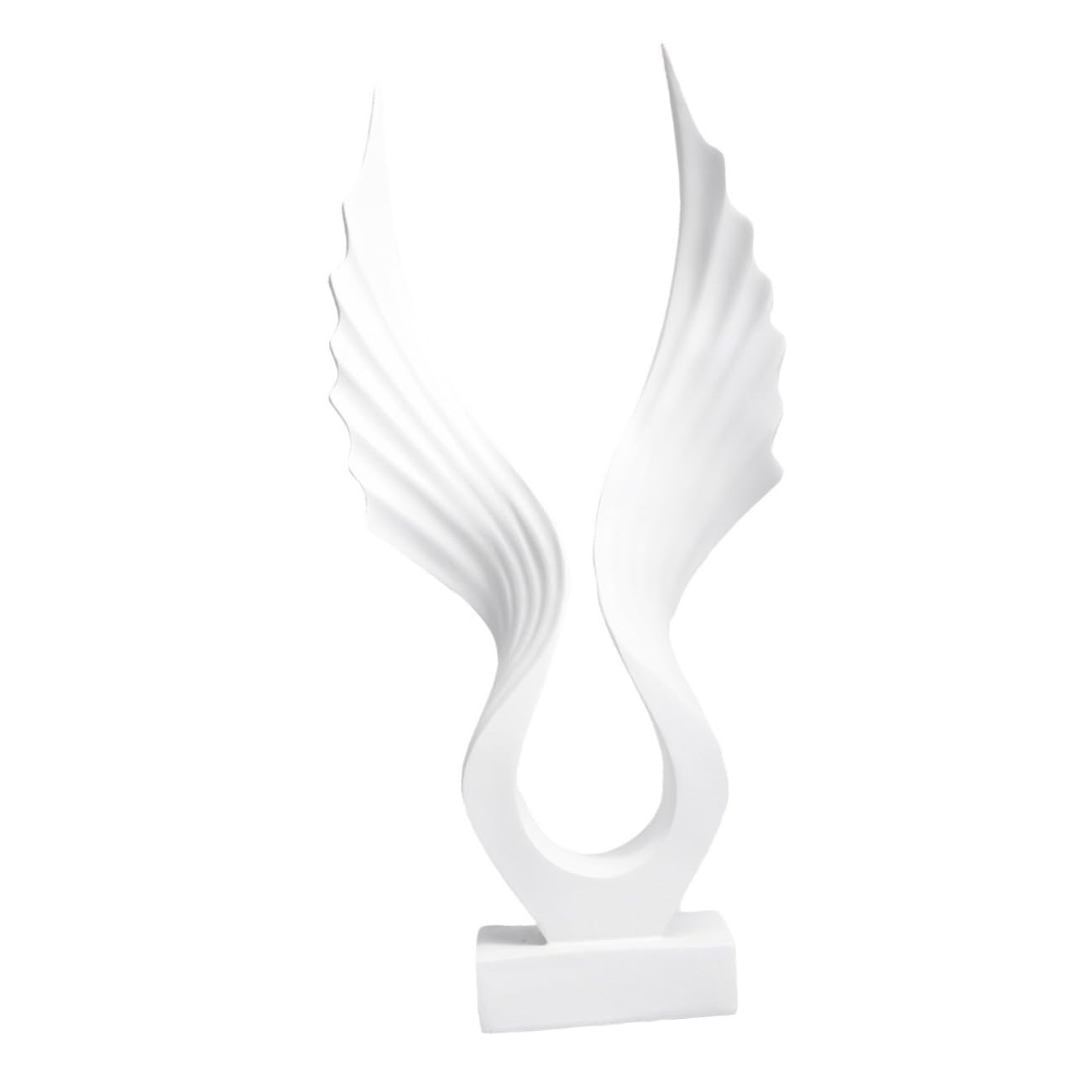 Ornement d'aile d'ange en résine au design artistique et finitions délicates