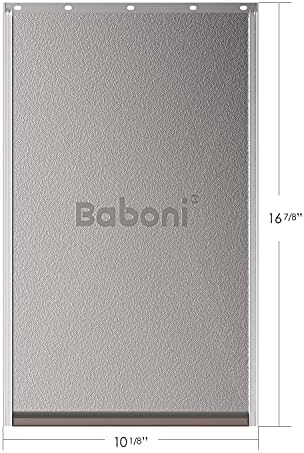 Baboni Replacement Flap for Dog and Cat Doors including Screws, Large(10 1/8 in x 16 7/8 in)