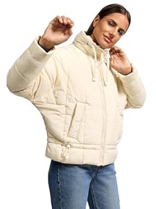 Navahoo leichte Damen Steppjacke kurze Übergangsjacke oversized mit Fledermausärmeln Luftzauber 14 Cream Gr. S