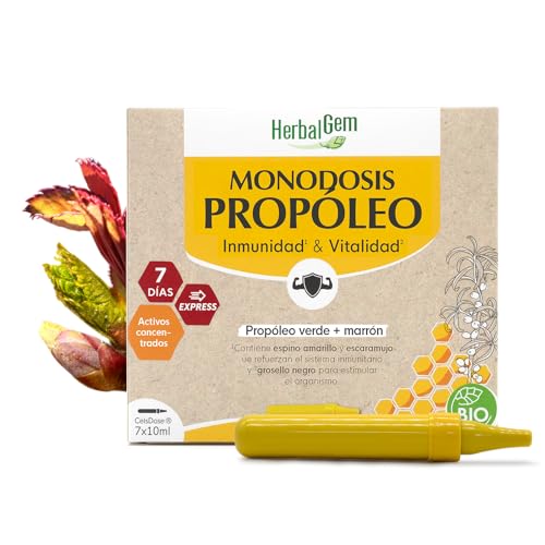HERBALGEM Propóleo Monodosis Bio 7x10ml