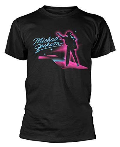 Michael Jackson T-shirt « Neon », Noir, XL