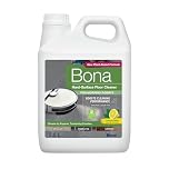 Bona Hard-Surface Floor Cleaner for Mopping Robots and Vacuums, Concentrate, Quick-drying and Streak-free, Lemon Mint - 2.5L