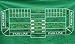 Masters Traditional Games Craps Layout 180 x 90cm Green