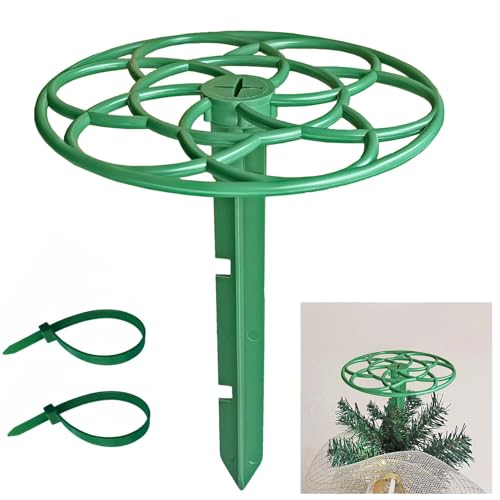 Weihnachtsbaumspitze Grün 5PCS Christbaumspitzenhalter Dekoration...