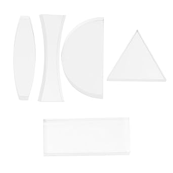 Baluue 25pcs Glass Lens Spectrum Light Crystal for Experiment Teach Basic Acrylic Optical Physics Supplies Concave/Concave White Prism Convex Physical Teaching Photography