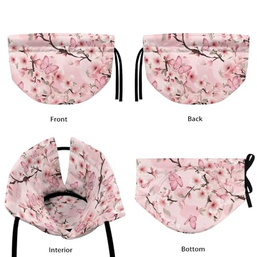 Image of Pink Cherry Blossom Tea Pots Cosy Cotton Tea Cosy for Teapots Dust Cover Breakfast Insulation Lid Warmer Tea Cosy Kitchen Coffee Table Decorative Accessories