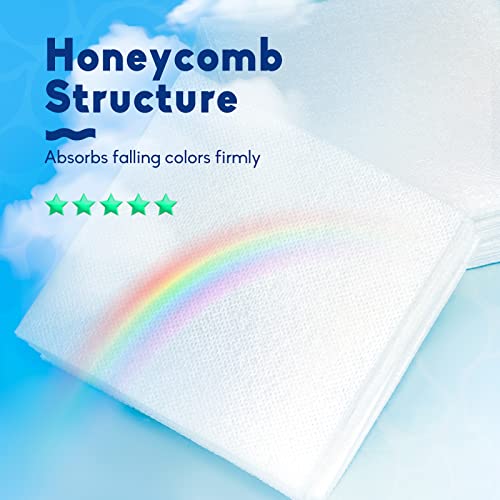 Xcleen Color Absorber Laundry Sheets 216 Count, Dye Catcher to Prevent Clothes from Smearing, Fragrance Free Color Trapping Sheets for Home School or Apartment by Xcleen - Image 4
