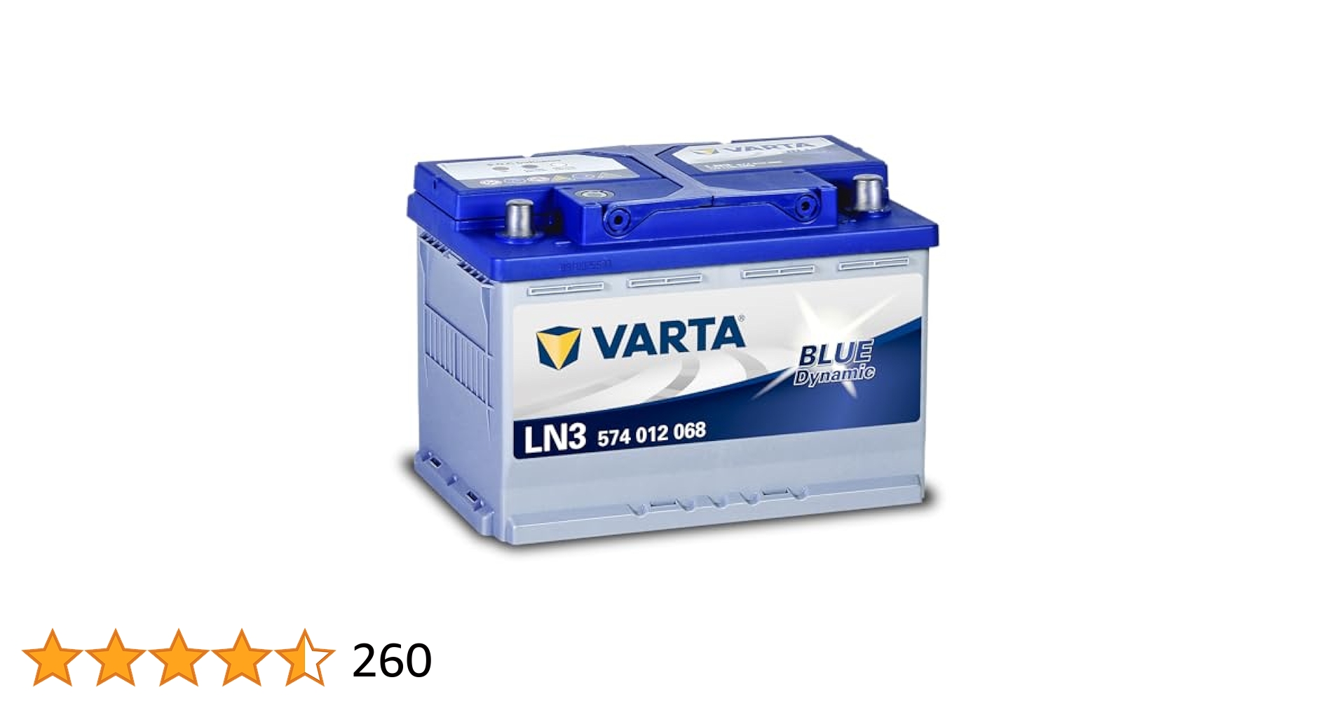 Amazon | VARTA(バルタ) Blue Dynamic LN3 (574 012 068) 輸入車