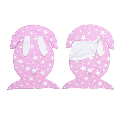 TOYANDONA 1 pç Saco de dormir para bebês em forma de coelho, saco de dormir de pelúcia respirável pa