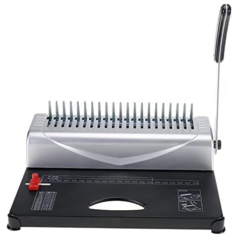 LuckyHigh Comb Binding Machine 21 Hole Cover