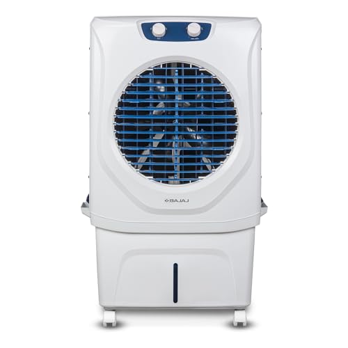 Bajaj Shield Series Velar 70L Desert Air Cooler for Home|Anti-Bacterial Honeycomb Cooling Pad|Inverter Ready|80Ft Air Throw|Dual Water Inlet|Ice Chamber|3 Year Comprehensive Product Warranty|White