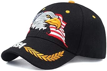 Patriotic USA American Bald Eagle Base-Ball Dad Hat Cap for Men or Women