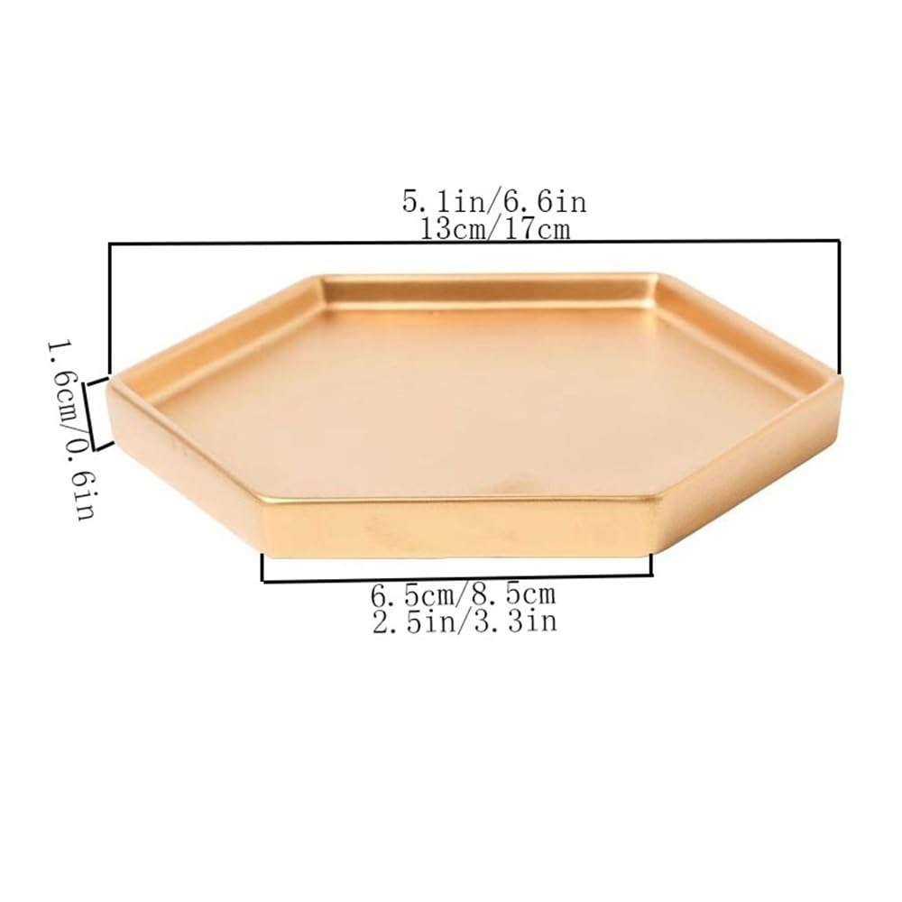 podstawka pod doniczkę do roślin, ceramiczna tacka ociekowa, sześciokątna podstawka pod doniczkę do wewnątrz i na zewnątrz, wielokolorowa (czerwony S)