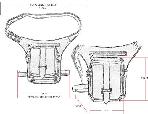 FiveloveTwo Unisex Punk Multiuso Marsupi Sportivi