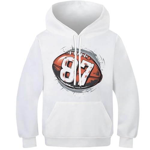 Rugby À Capuche Enfants 9-11Y Sweat-Shirt Sport Manches Longues