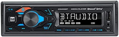 Dual XRM59BT Single-DIN In-Dash All-Digital Media Receiver with Bluetooth