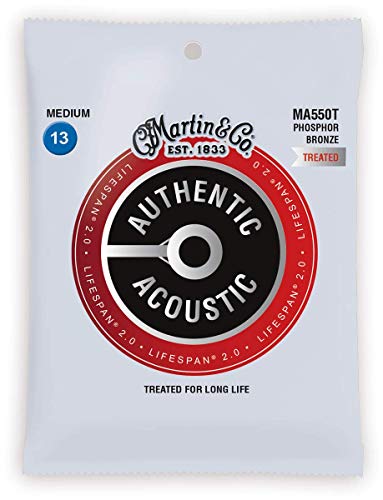 Martin Authentic Acoustic Guitar Strings - Lifespan 2.0 Treated