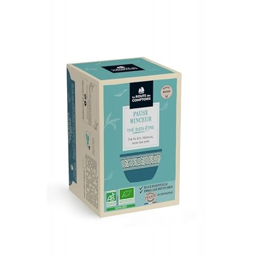 Thé pu erh pause minceur 20 infusettes 30g - La Route des Comptoirs