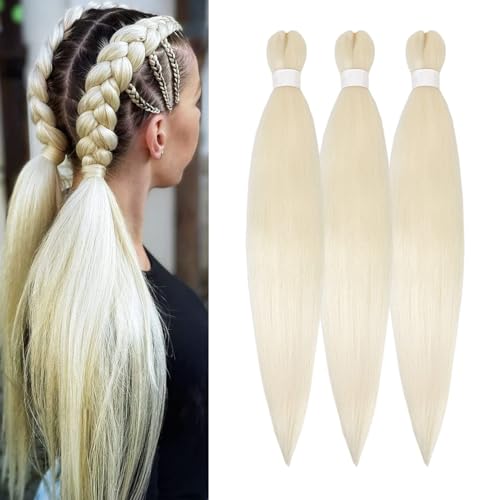 613 Blonde Braiding Hair Pre Stretched for Braids...