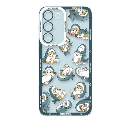�T���l�R �A�I�T�� �X�}�z�P�[�X Samsung Galaxy S25 ultra �g�уJ�o�[ S24 Plus ���n S23 S22 S21 S20 FE TPU ���� Mofusand �G���O�b�Y ���^ �y�� �ϏՌ� Samsung���@��Ή� �S�ʕی�